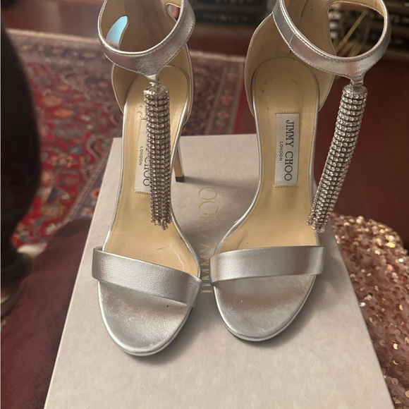 Jimmy Choo Shoes - Jimmy Choo Silver Women's Heels